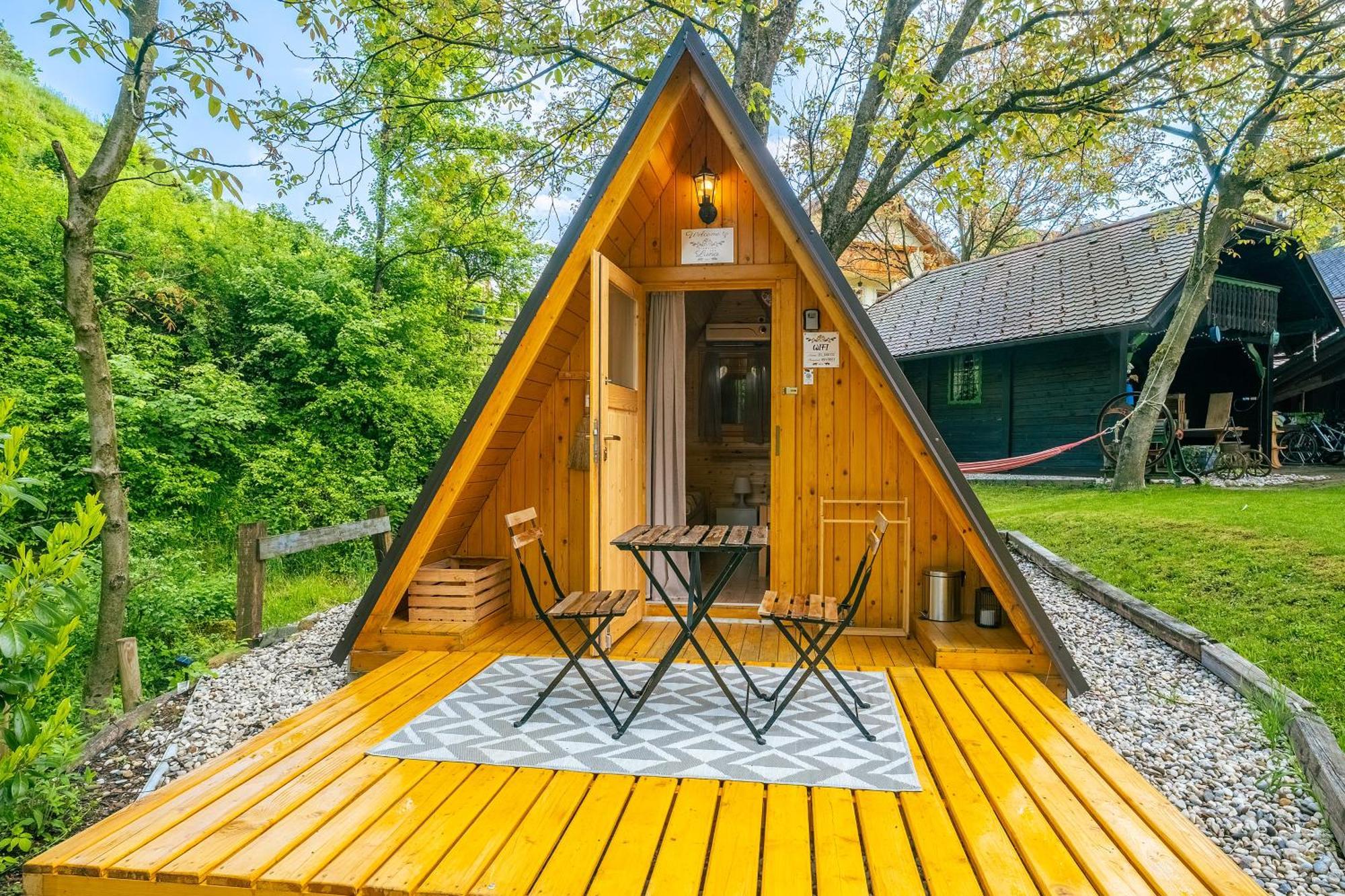 Resort Pod Orehi - Bled - Apartma & Glamping & Savna Kültér fotó